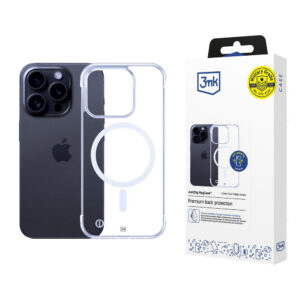 3mk Just20g MagCase, skirtas iPhone 15 Pro Max – skaidrus