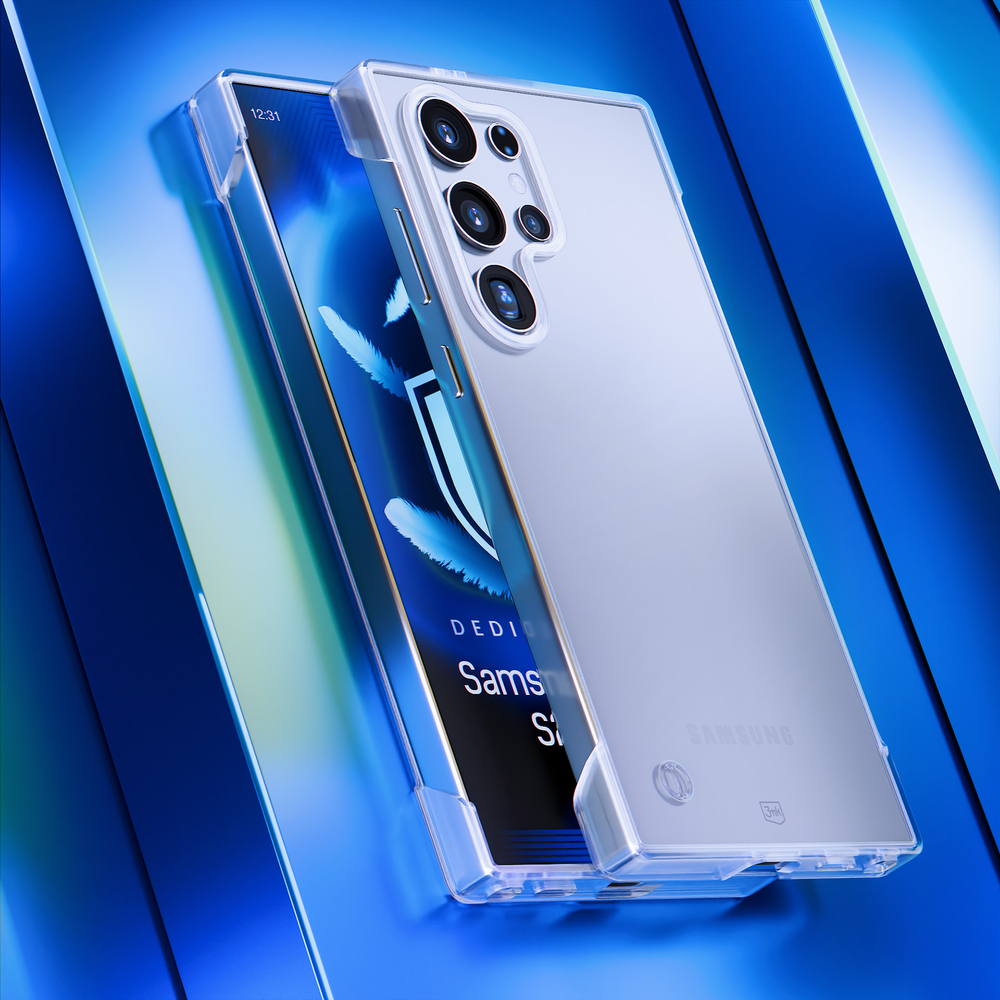 3mk Just20g Clear dėklas, skirtas Samsung Galaxy S24 Ultra – skaidrus