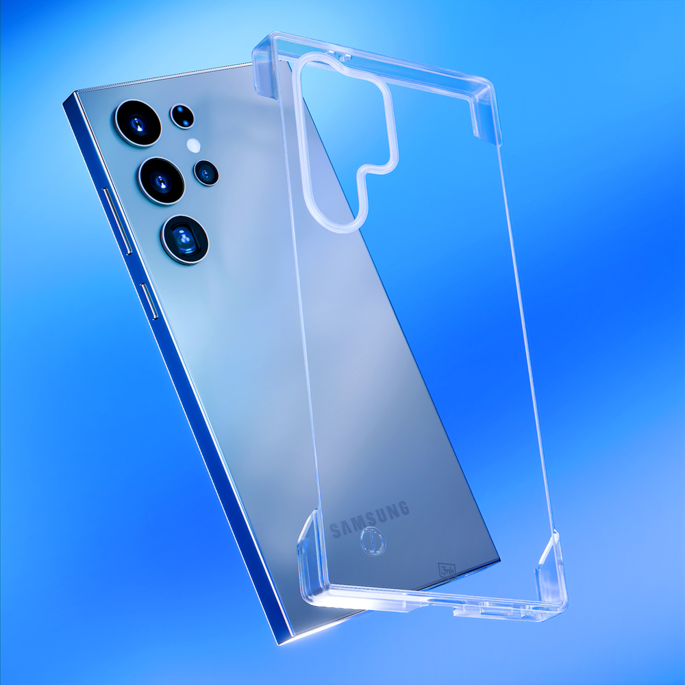 3mk Just20g Clear dėklas, skirtas Samsung Galaxy S24 Ultra – skaidrus
