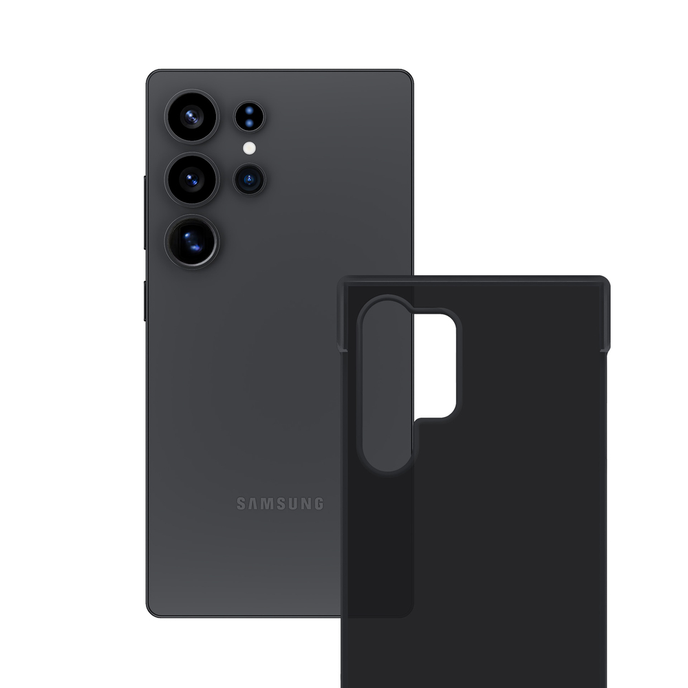 3mk Just20g matinis dėklas, skirtas Samsung Galaxy S25 Ultra – matinė juoda