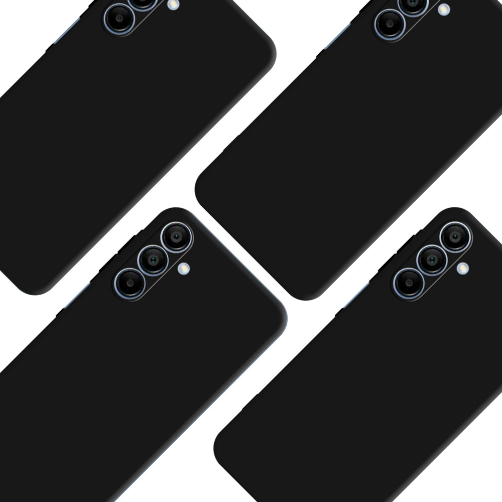 3mk Matt Case Pro, skirtas Samsung Galaxy A15 5G – matinė juoda