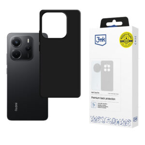 3mk Matt Case Pro dėklas, skirtas Xiaomi Redmi Note 14 5G - matinė juoda