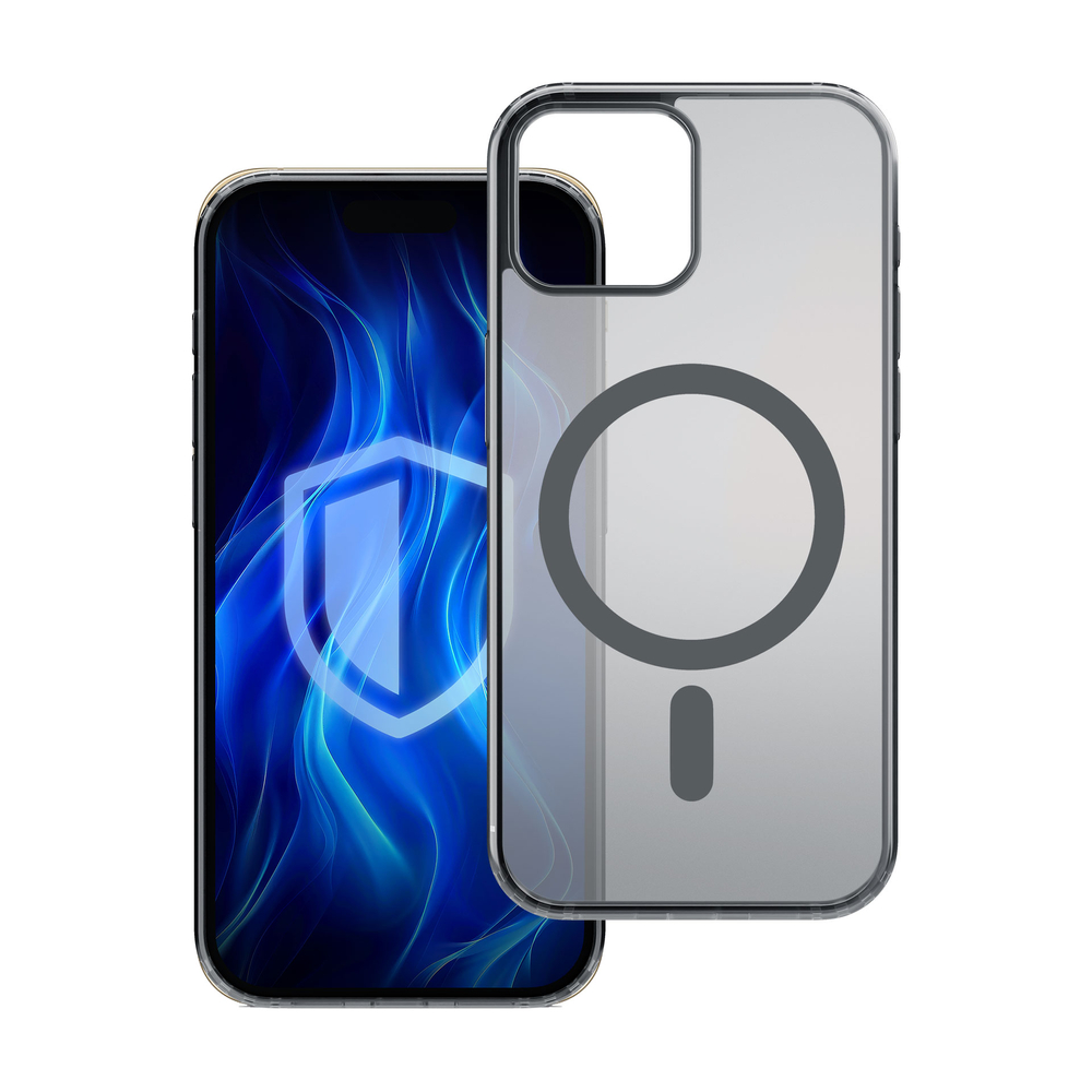 3mk Frosty MagCase, skirtas iPhone 14 – Juodas