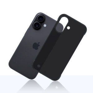 3mk Just20g matinis dėklas, skirtas Apple iPhone 16 – matinė juoda