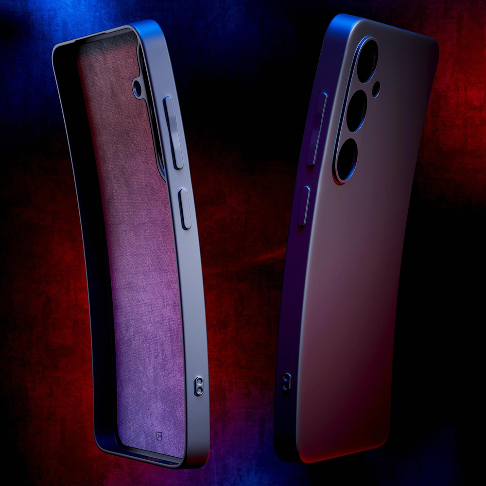 3mk Matt Case Pro, skirtas Samsung Galaxy S24 FE – matinė juoda