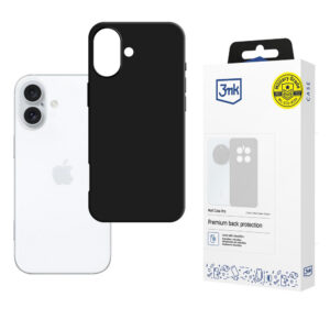 3mk Matt Case Pro skirtas Apple iPhone 16 Plus – juodas
