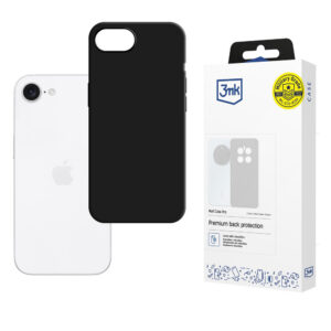 3mk Matt Case Pro, skirtas Apple iPhone 16E – matinė juoda