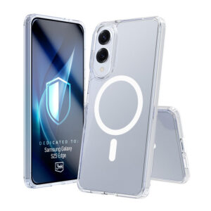 3mk Armor MagCase, skirtas Samsung Galaxy S25 Edge – skaidrus