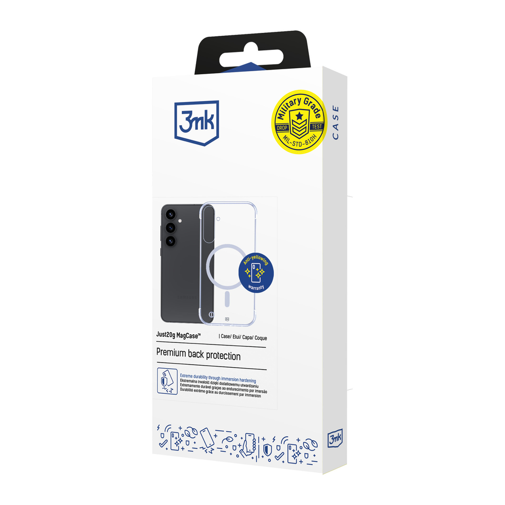 3mk Just20g MagCase Samsung Galaxy S25 - skaidrus