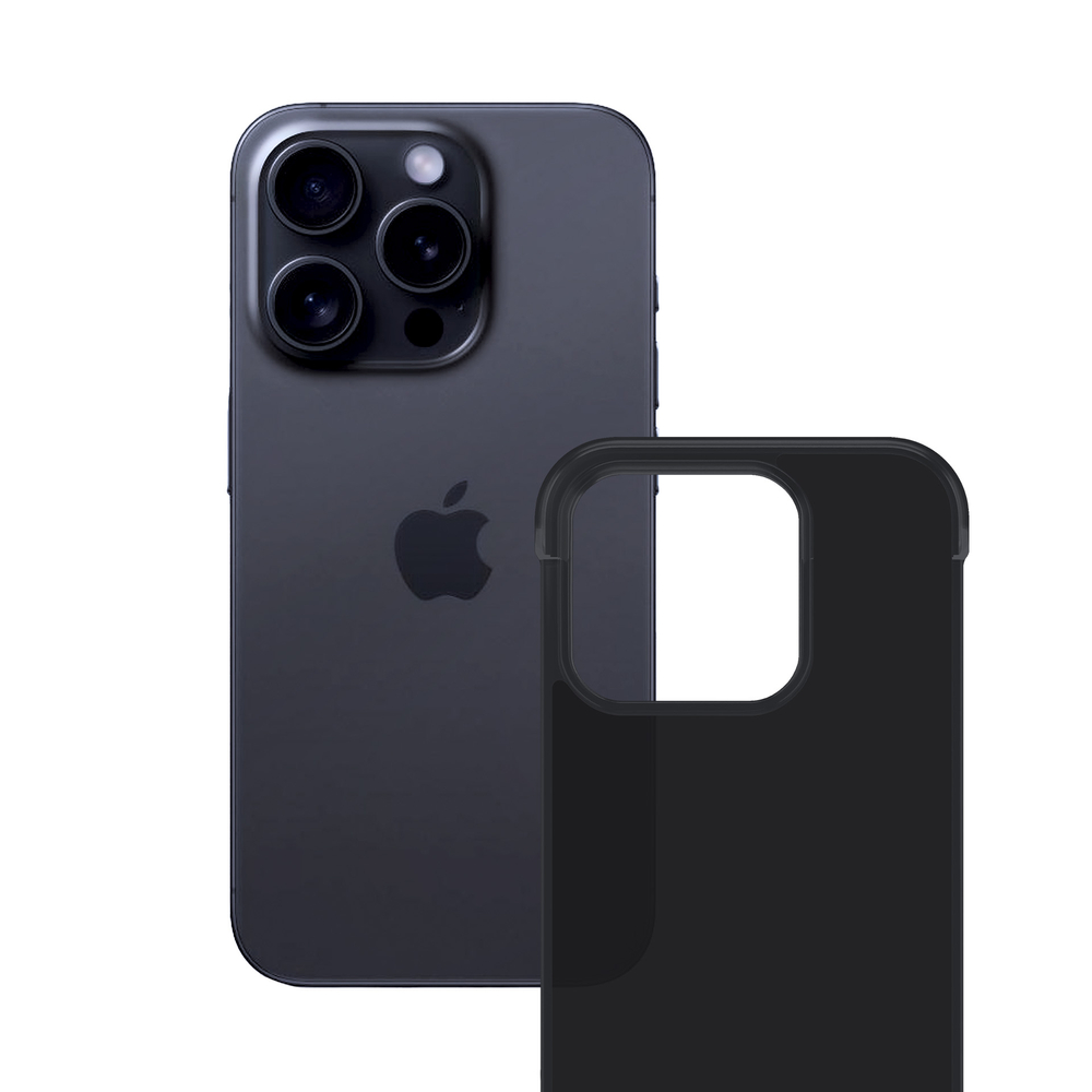 3mk Just20g matinis dėklas, skirtas Apple iPhone 15 Pro – matinė juoda