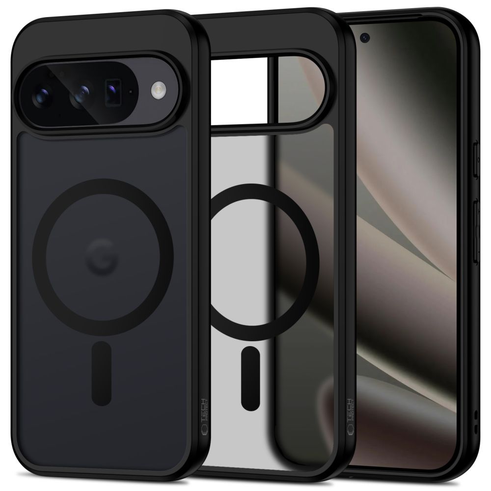 Dėklas Tech-Protect MagMat MagSafe Google Pixel 10 / 10 Pro, matinis juodas