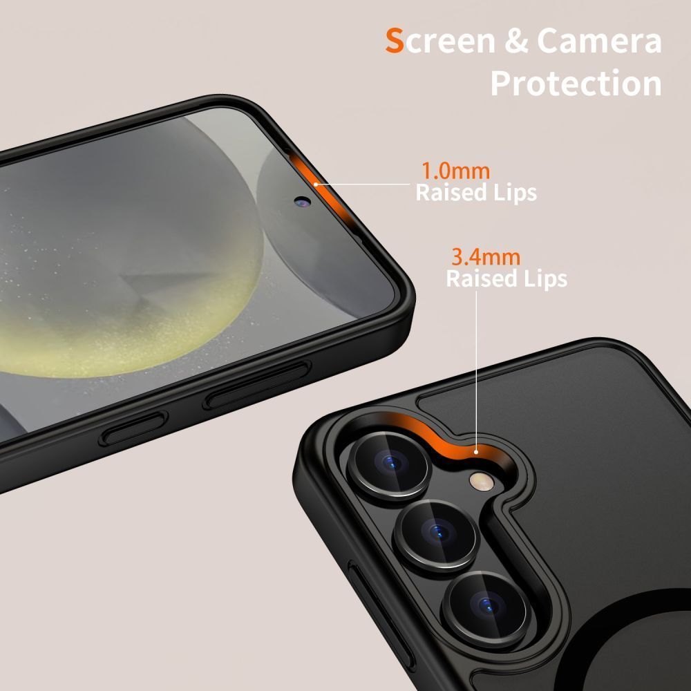 Dėklas Tech-Protect MagMat MagSafe Google Pixel 10 / 10 Pro, matinis juodas
