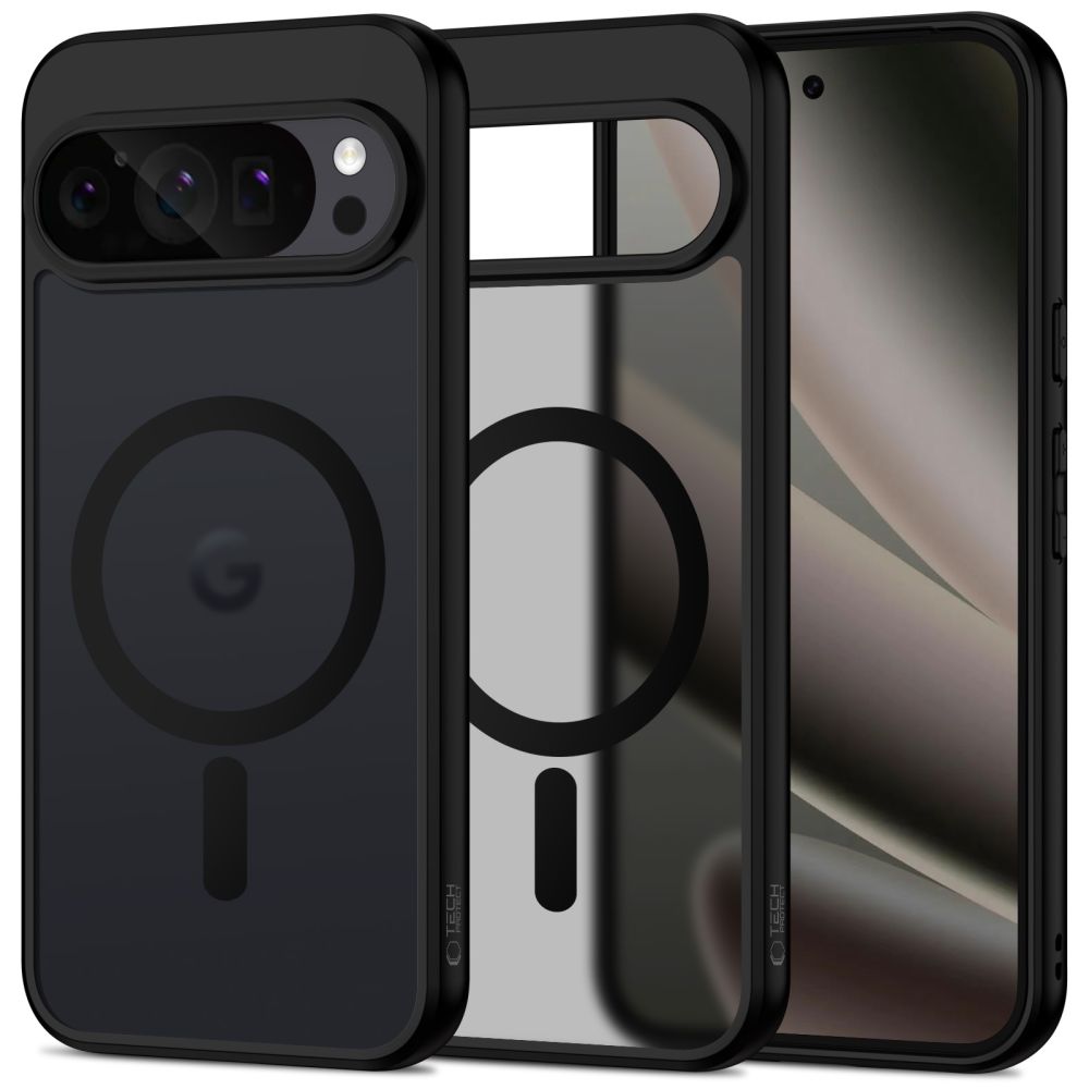 Dėklas Tech-Protect MagMat MagSafe Google Pixel 10 Pro XL, matinis juodas