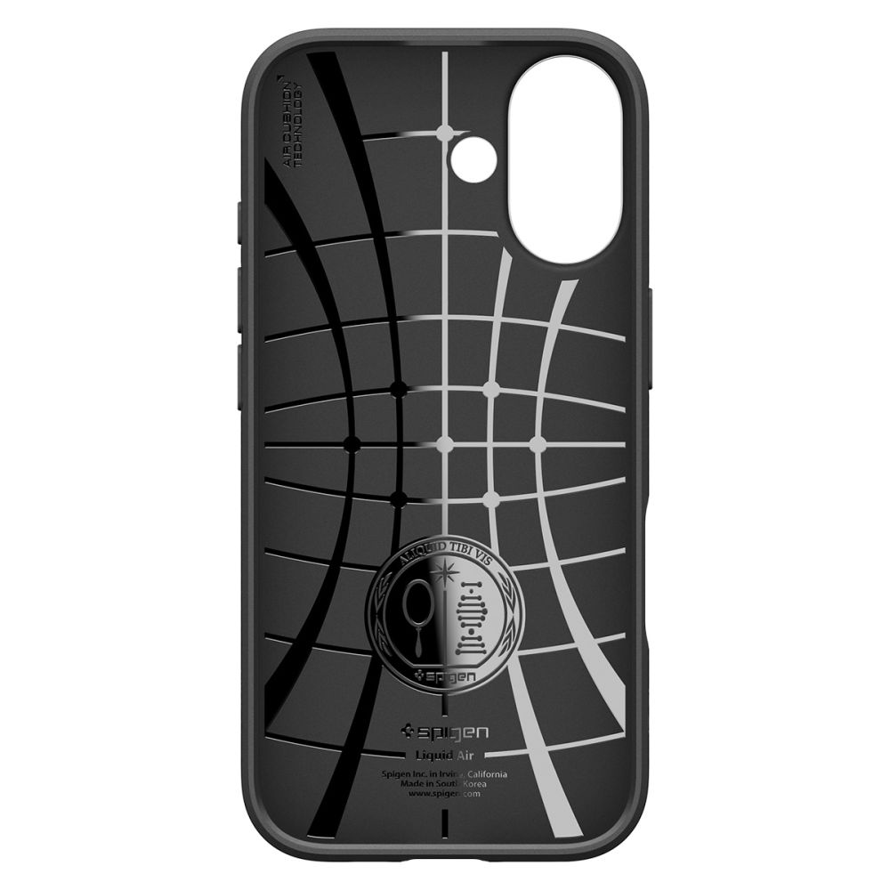 Dėklas Spigen Liquid Air iPhone 17, matinis juodas