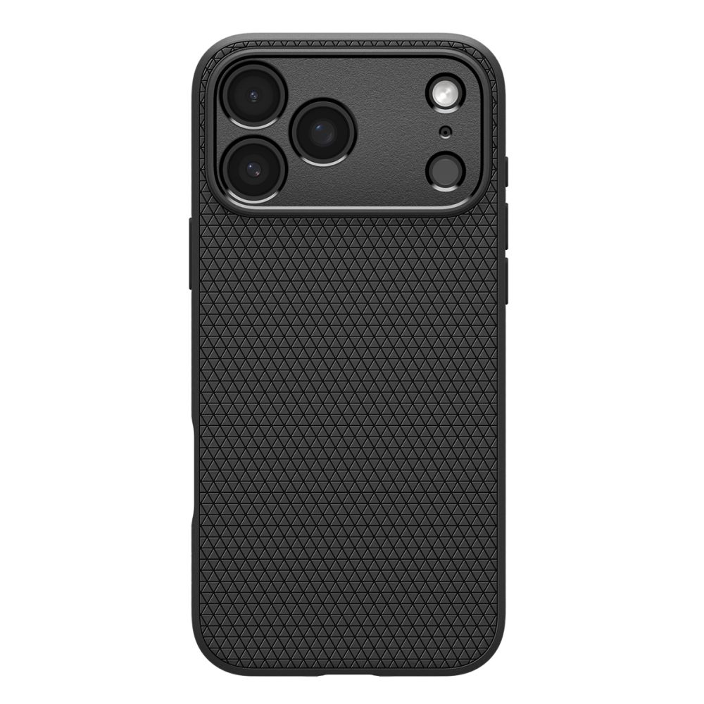 Dėklas Spigen Liquid Air iPhone 17 Pro Max, matinis juodas