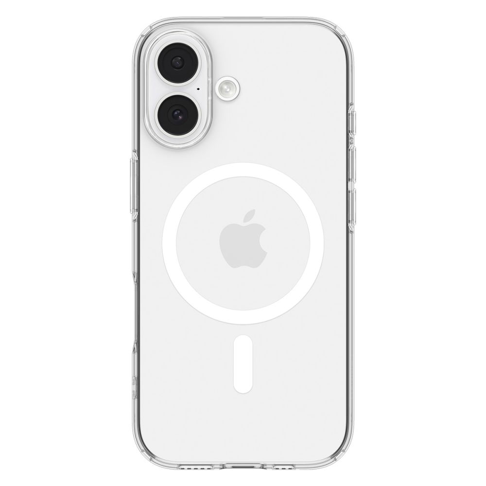 Dėklas Spigen Liquid Crystal Mag MagSafe iPhone 17, skaidrus/baltas