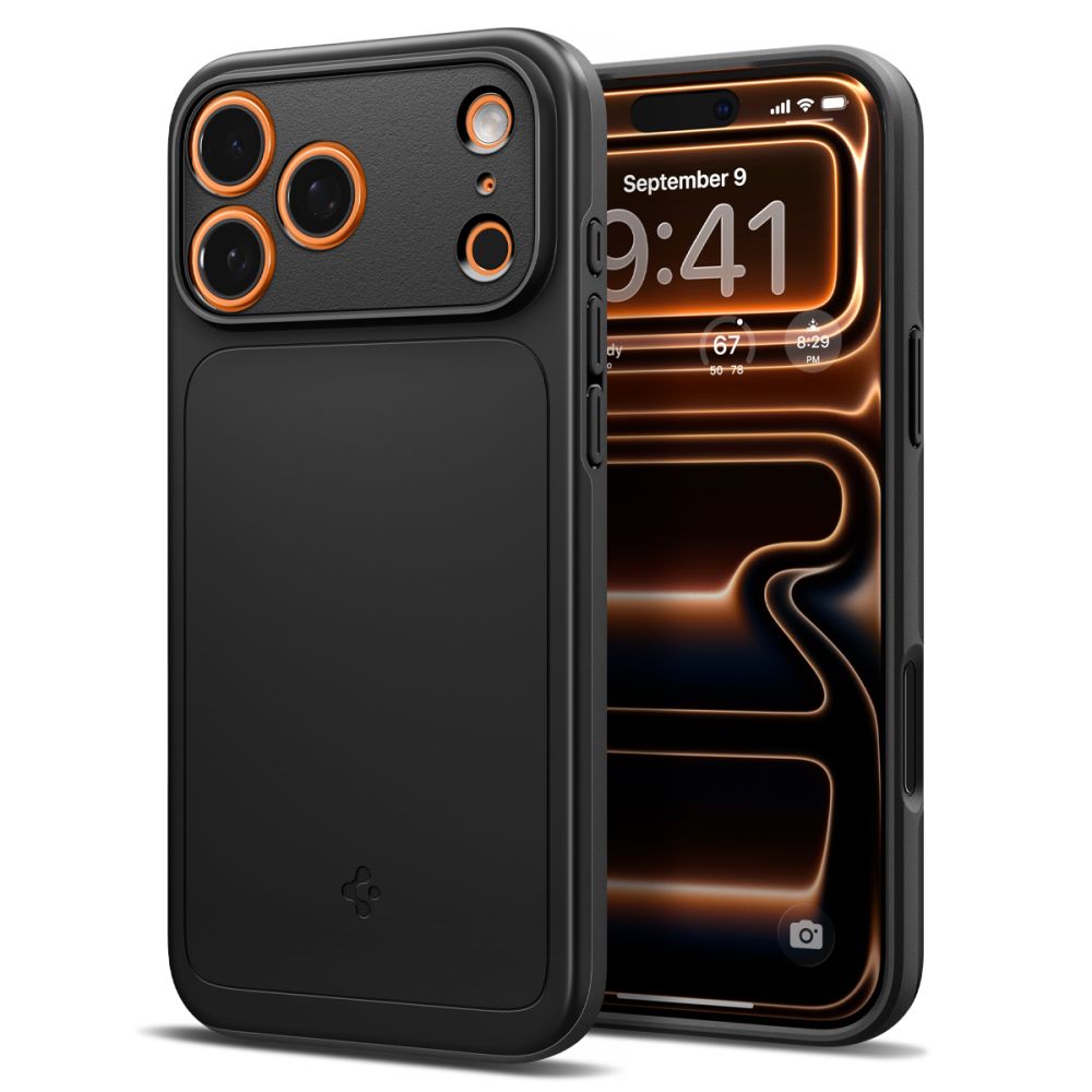 Dėklas Spigen Thin Fit Mag MagSafe iPhone 17 Pro Max, juodas