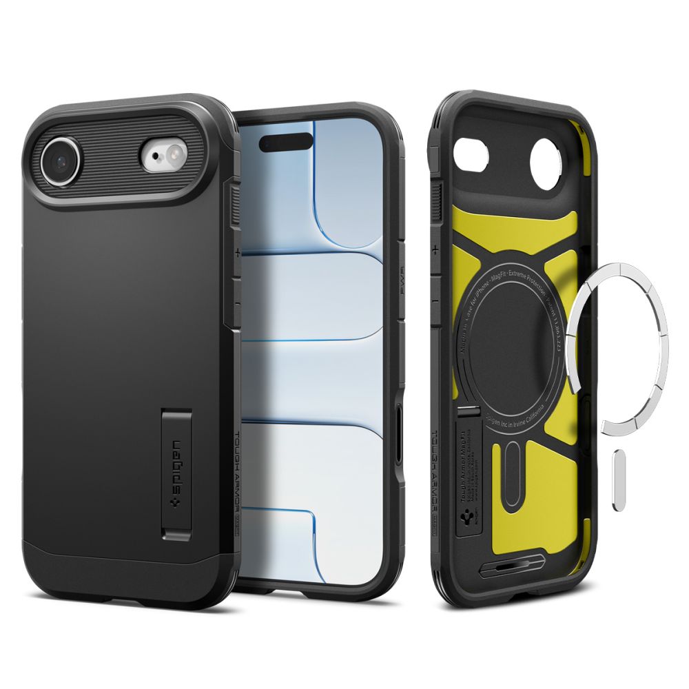 Dėklas Spigen Tough Armor 'T' Mag MagSafe iPhone Air, juodas