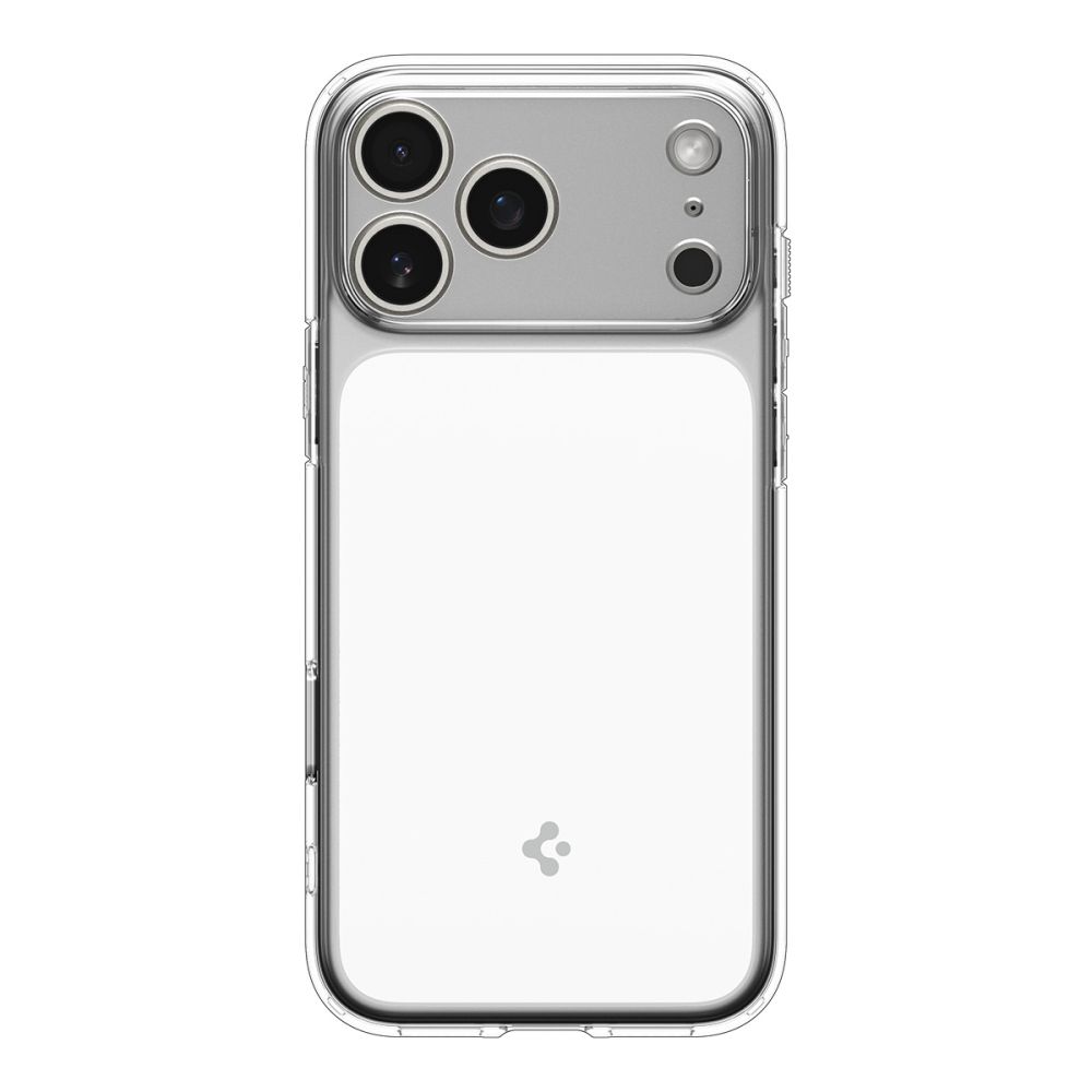 Dėklas Spigen Ultra Hybrid 'T' MagSafe iPhone 17 Pro Max, blizgus baltas