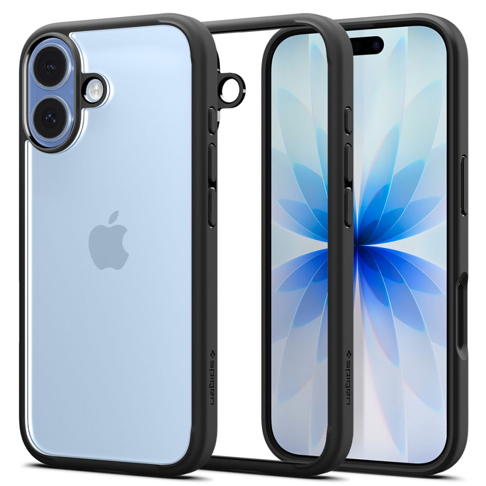 Dėklas Spigen Ultra Hybrid iPhone 17, matinis juodas