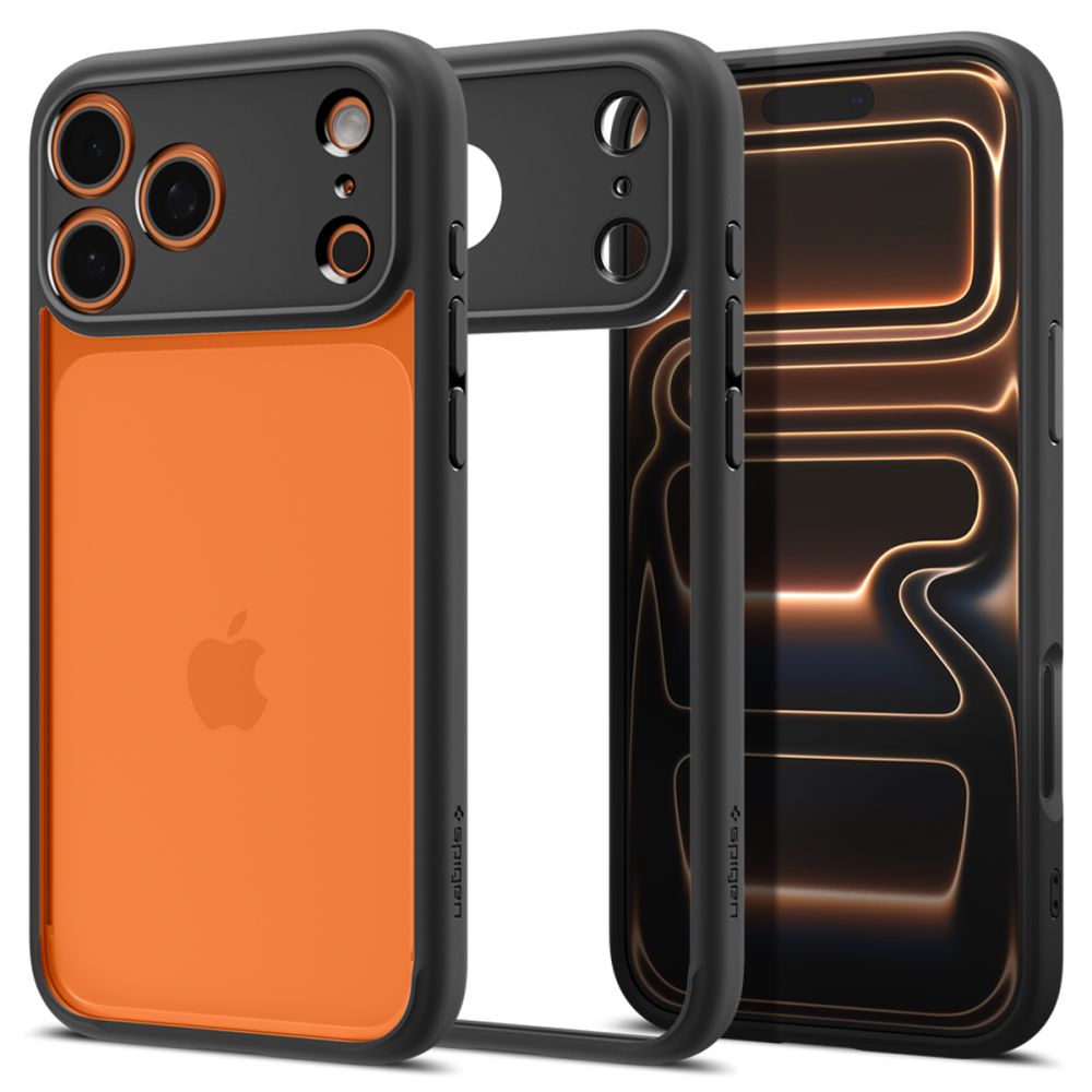 Dėklas Spigen Ultra Hybrid iPhone 17 Pro Max, matinis juodas