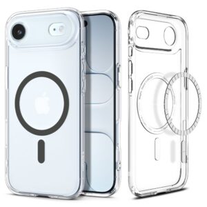 Spigen Ultra Hybrid MagSafe dėklas iPhone 17 Air – skaidrus pilkas