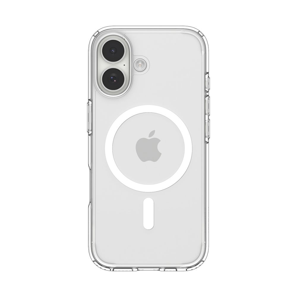 Dėklas Spigen Ultra Hybrid Mag MagSafe iPhone 17, skaidrus/baltas