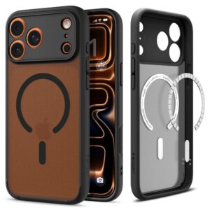 Dėklas Spigen Ultra Hybrid Mag MagSafe iPhone 17 Pro, matinis juodas