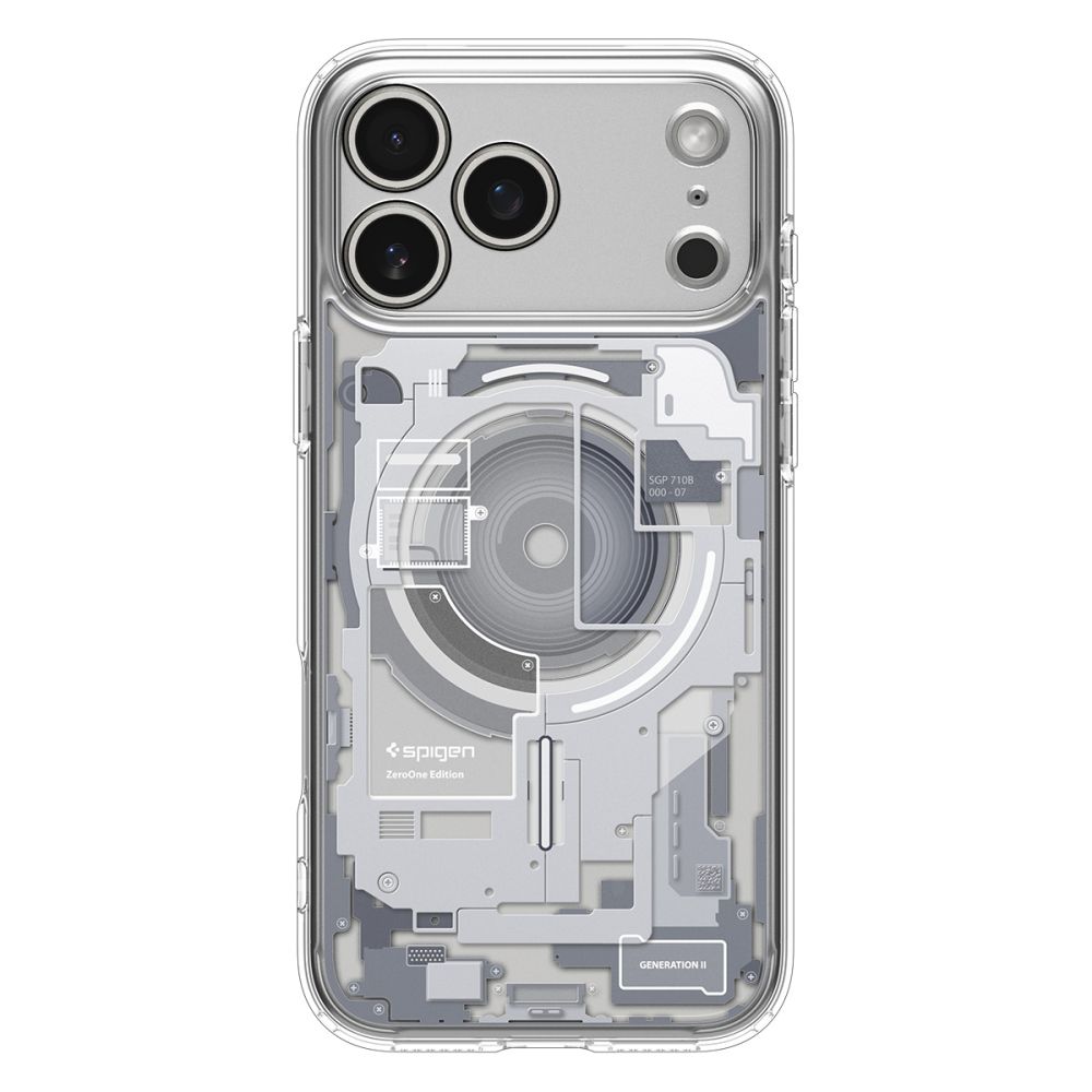 Dėklas Spigen Ultra Hybrid Mag Zero One iPhone 17 Pro, baltas