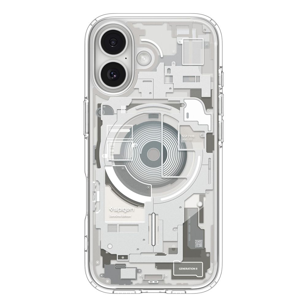 Dėklas Spigen Ultra Hybrid MagSafe Zero One iPhone 17, natūralios titano spalvos