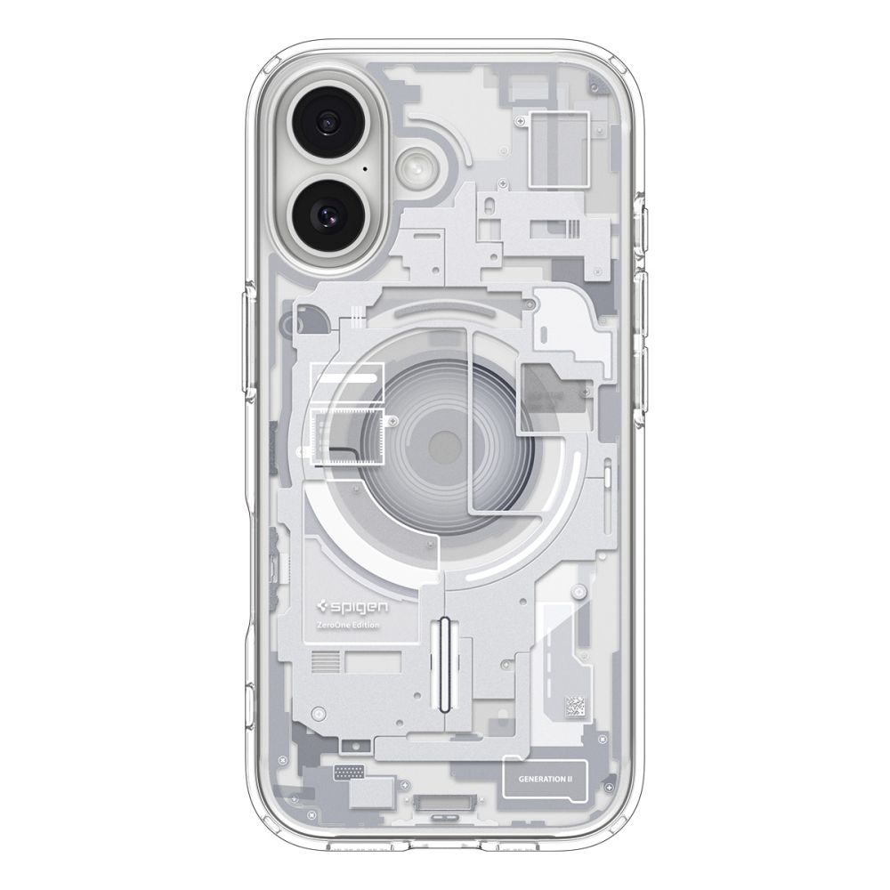 Dėklas Spigen Ultra Hybrid MagSafe Zero One iPhone 17, baltas
