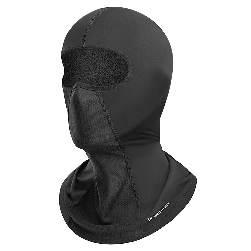 Wozinsky WKM-03B veido kaukė motociklams, dviračiams - žieminė balaclava - juoda