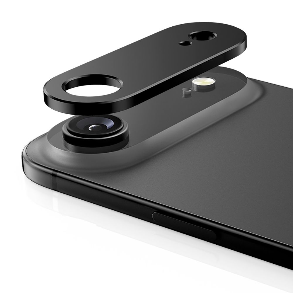 Kameros apsauginis stiklas Tech-Protect Camalloy Fit+ iPhone Air, juodas
