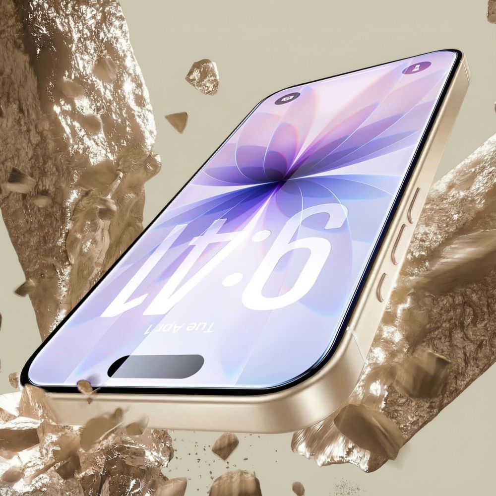 Apsauginis stiklas Tech-Protect Glass Fit+ iPhone Air, 2 vnt., skaidrus