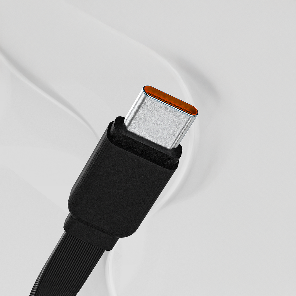 Dudao K32 išorinė baterija 22.5W 10000 mAh su integruotu USB-C/Lightning laidu - juoda