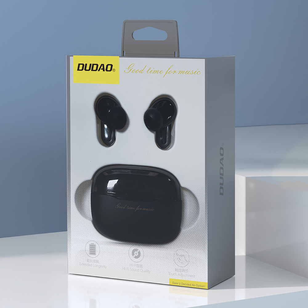 Dudao U8 Pro TWS belaidės ausinės – juodos