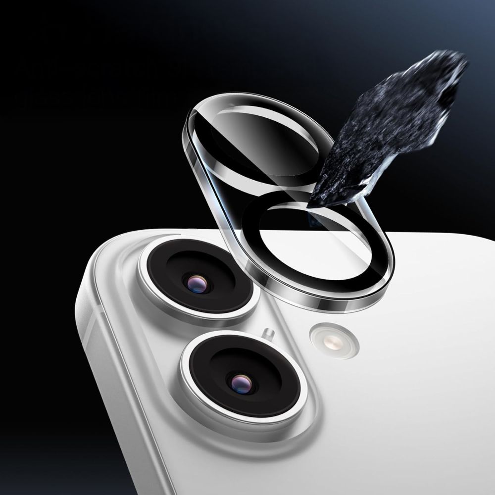 Kameros apsauginis stiklas Tech-Protect Cam Fit+ iPhone 17, skaidrus