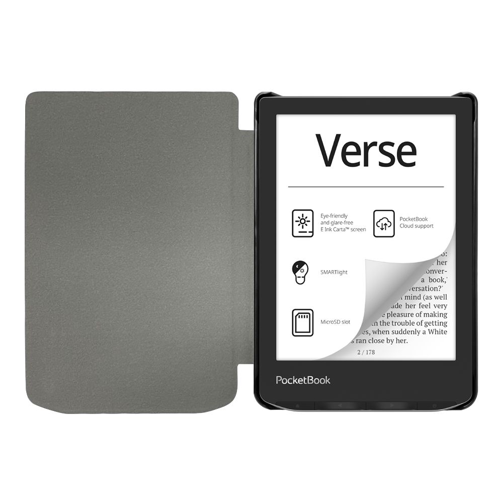 Dėklas Tech-Protect Smartcase PocketBook Verse / Pro / Lite, juodas