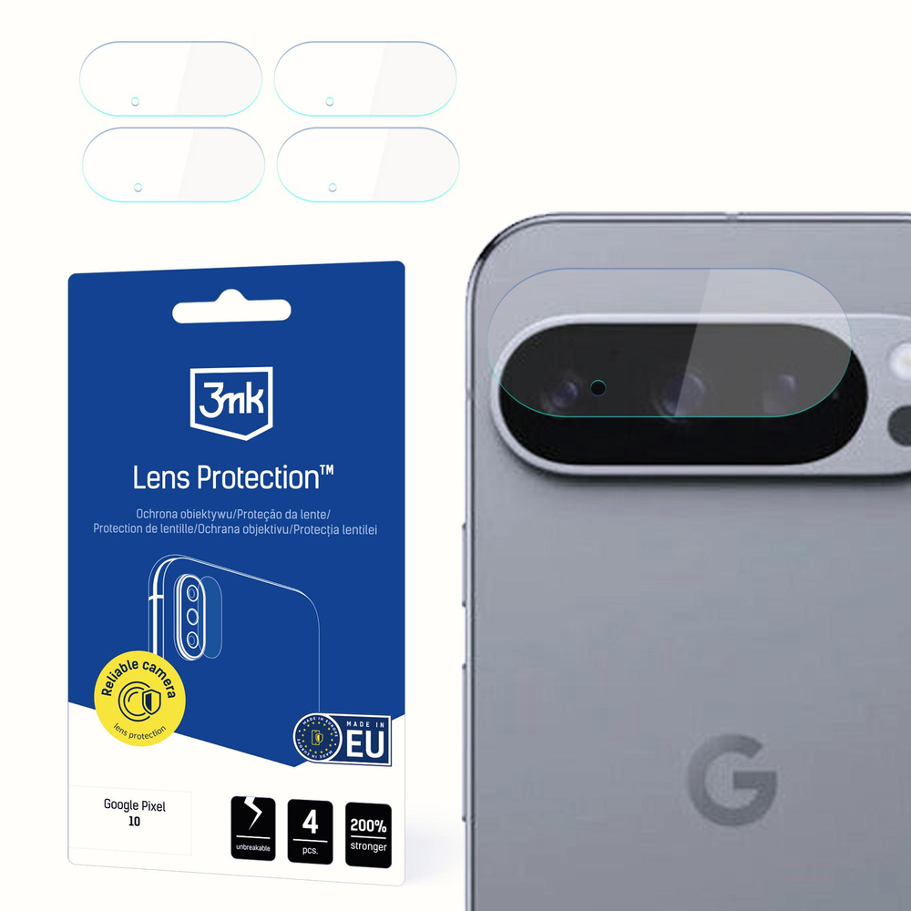 3mk objektyvo apsaugos kameros stiklas, skirtas „Google Pixel 10“.
