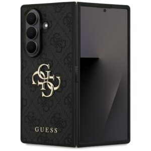 Guess Big 4G Logo Classic Logo dėklas, skirtas Samsung Galaxy Z Fold7 - juodas