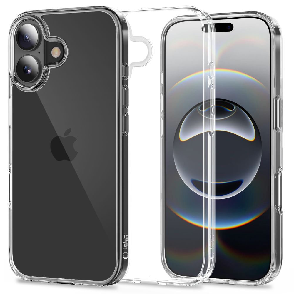 Dėklas iPhone 17 Tech-Protect FlexAir Hybrid, skaidrus
