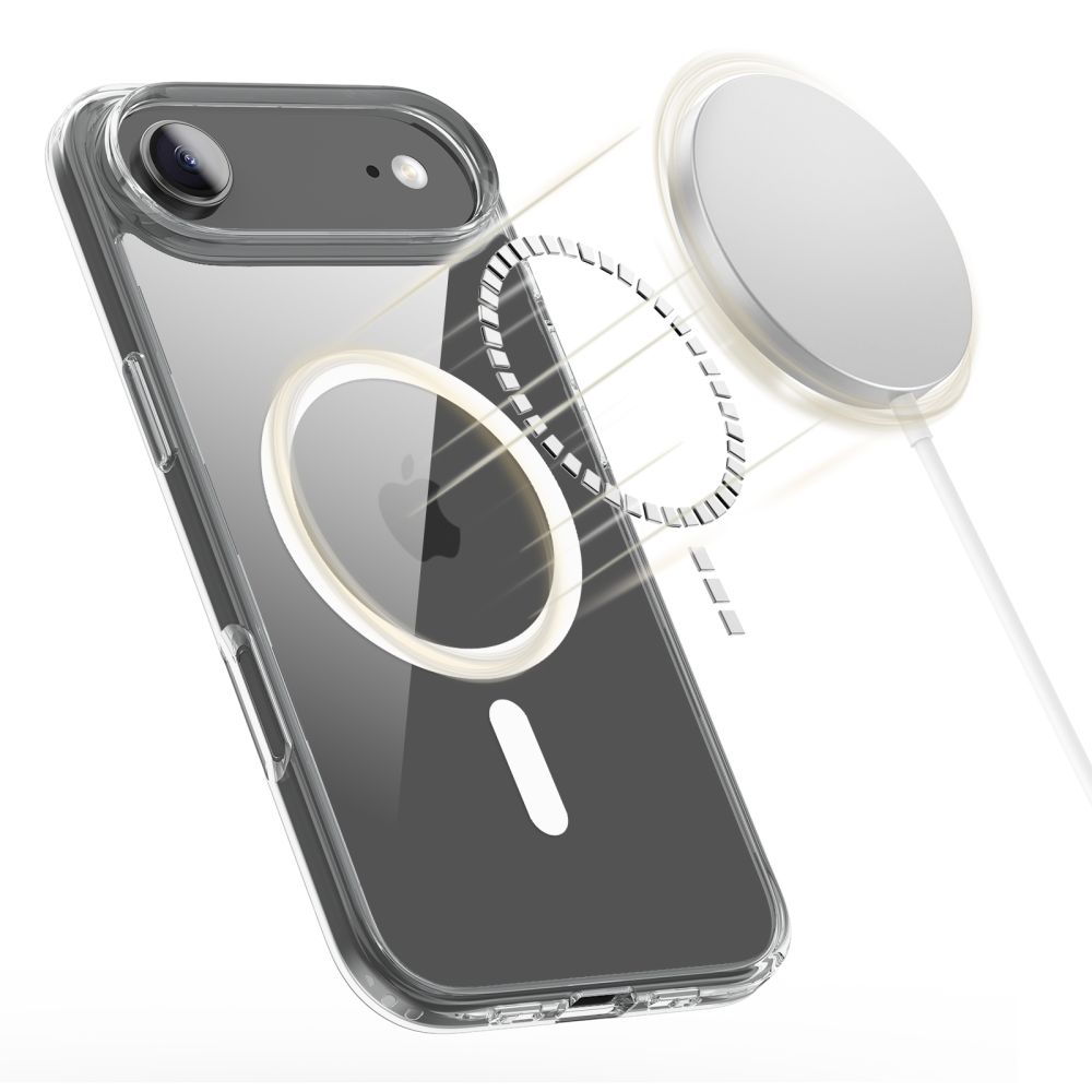 Dėklas Tech-Protect FlexAir Hybrid MagSafe iPhone Air, skaidrus