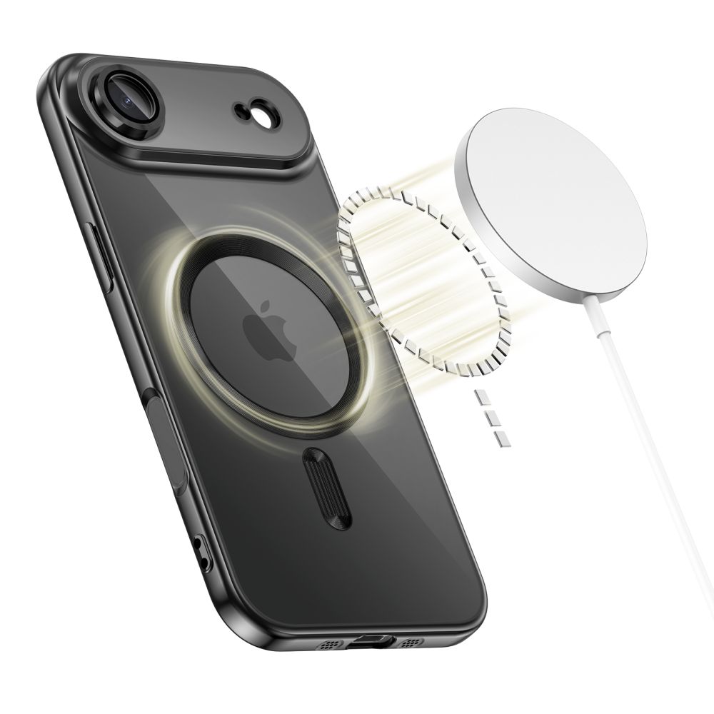 Dėklas Tech-Protect MagFlex iPhone Air, blizgus juodas