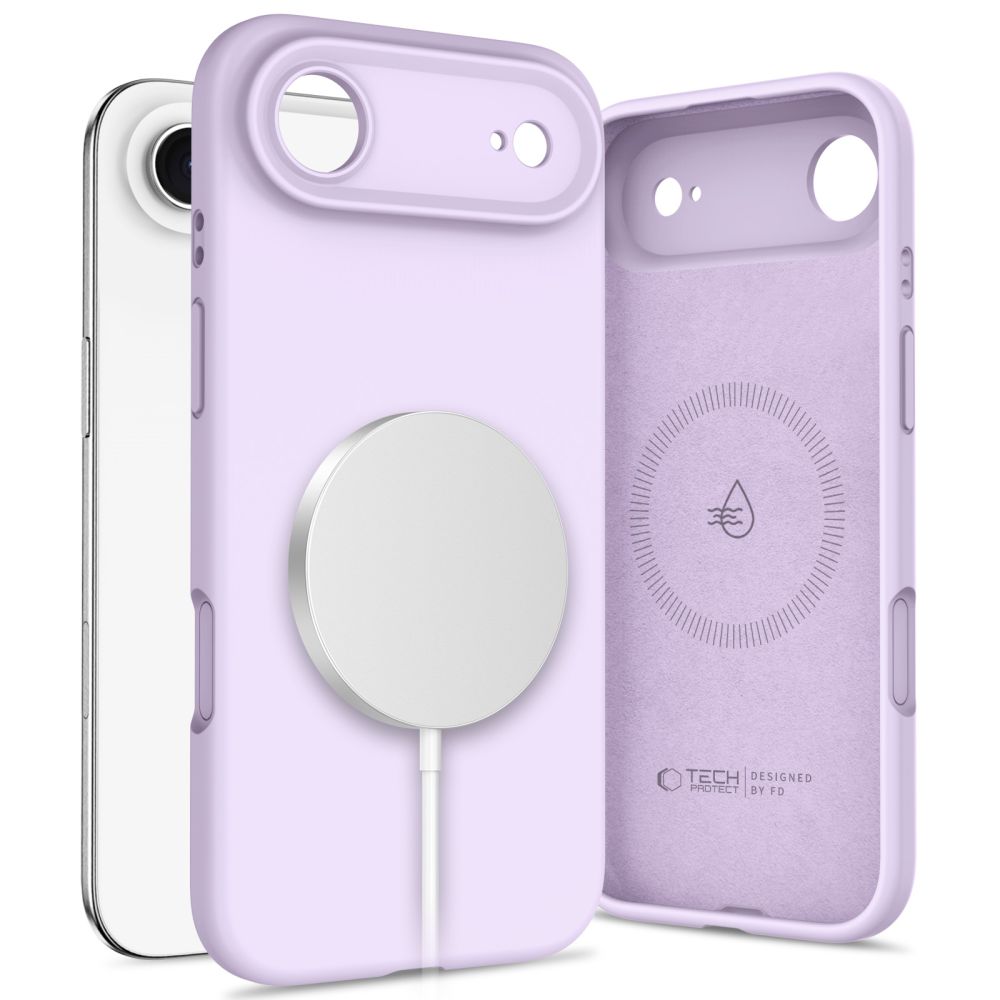 Dėklas Tech-Protect Silicone Magsafe iPhone Air, alyvinis