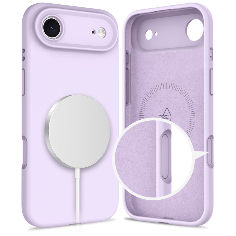 Dėklas Tech-Protect Silicone Magsafe iPhone Air, alyvinis