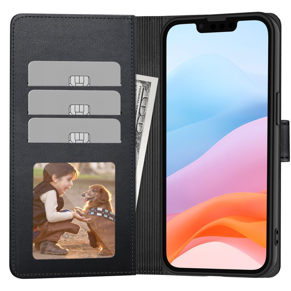 Dėklas Tech-Protect Wallet Galaxy A26 5G / A17 4G / 5G, juodas