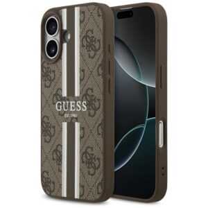 Guess MagSafe dėklas iPhone 17 – rudas