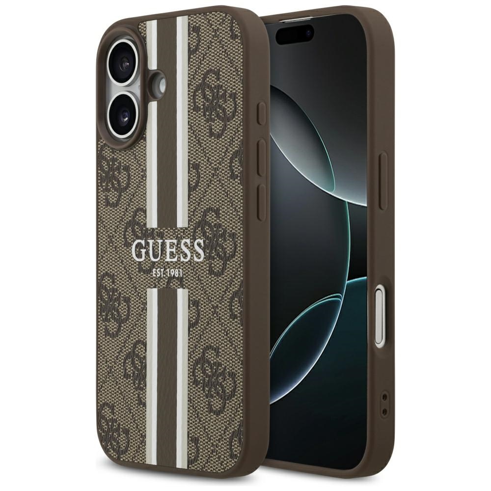 Guess MagSafe dėklas iPhone 17 – rudas