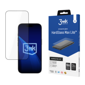 3mk HardGlass Max Lite stiklas iPhone Air – juodas