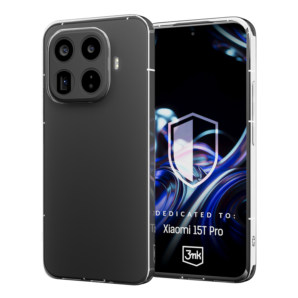 3mk skaidrus dėklas, skirtas Xiaomi 15T Pro 5G - skaidrus